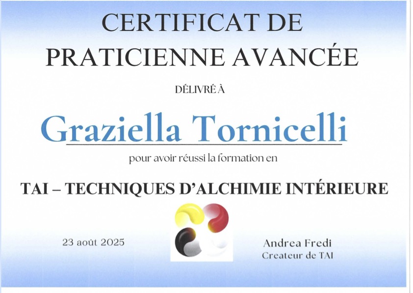 certificat-Praticienne Avancee-TAI